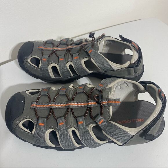 Falls Creek Sportsman Grey Sport Sandal Size 13 M